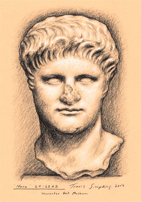 Travis Simpkins The Emperor Nero Ancient Roman Worcester Art Museum