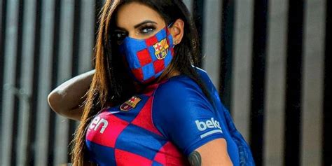 Suzy Cortez Celebra Triunfo Del Barcelona Con Sexy Video Publimetro