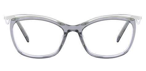 Fulton Rectangle Prescription Glasses Gray Mens Eyeglasses Payne