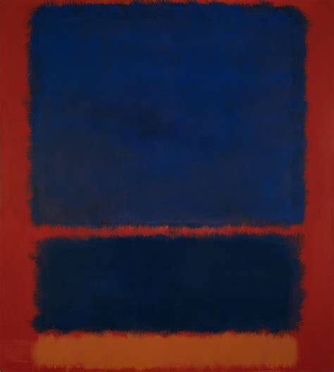 Mark Rothko “blue Orange Red” 1961 Oil On Smithsonian
