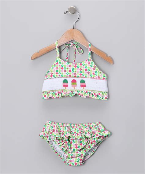 Pink And Green Ice Cream Tankini Infant Green Ice Cream Pink And