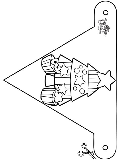 Dat was kleurplaat sinterklaas vlaggetjes. Kerst vlaggetje 8 - Knutselen Kerst