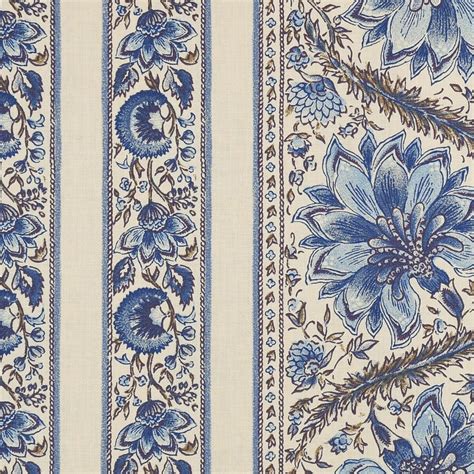 Coromandel Delft Blue Dutch Fabric