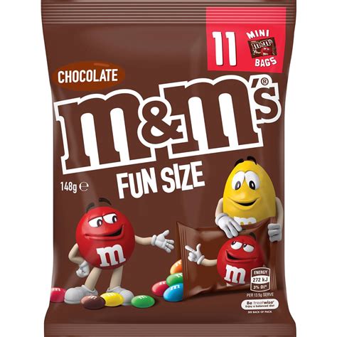 Mandms Milk Chocolate Party Share Bag 11 Pieces 148g Woolworths