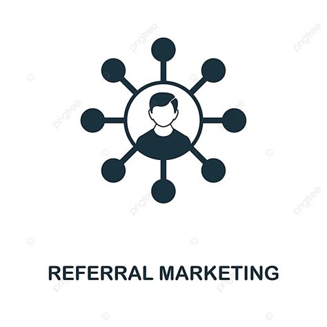Referral Marketing Creative Icon In Line Human Png And Vector With