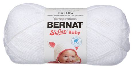 Bernat Softee Baby Yarn Solids White Michaels