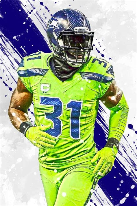 Kam Chancellor Seattle Seahawks Poster Print Sports Art Etsy Nfl