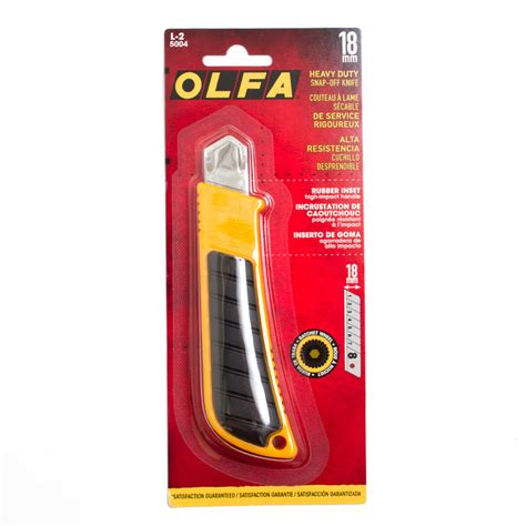 Olfa Heavy Duty Ratchet Lock Utility Knife With Grip
