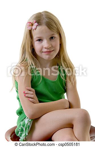 Stock Photography Of Eight Year Old Cute Little Eight Year Old Girl
