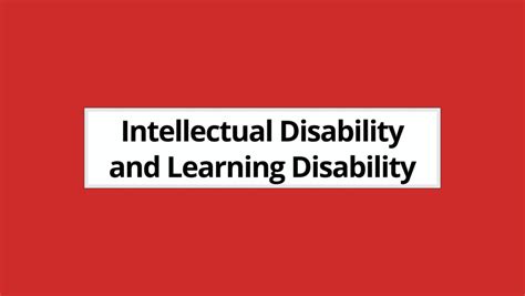 Difference Between Intellectual Disability And Learning Disability 2023