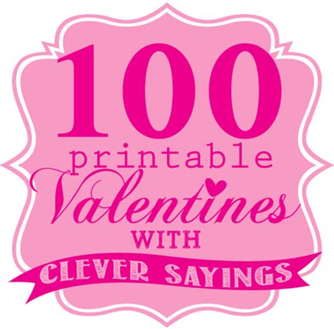 Best valentine gift famous quotes & sayings: Printable Valentines with Cute Sayings | Skip To My Lou