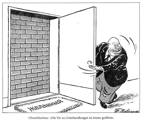 Cartoon By Behrendt On East West Relations 1962 Cvce Website