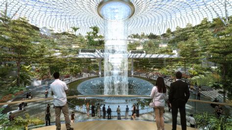 Jewel changi airport's forest valley is a terraced area featuring walking trails and seating, with over 200 species of plants. Singapore's Jewel Changi Airport is Opening in 2019 ...