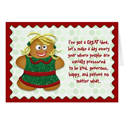 Funny Stress Free Christmas Greeting Card Zazzle