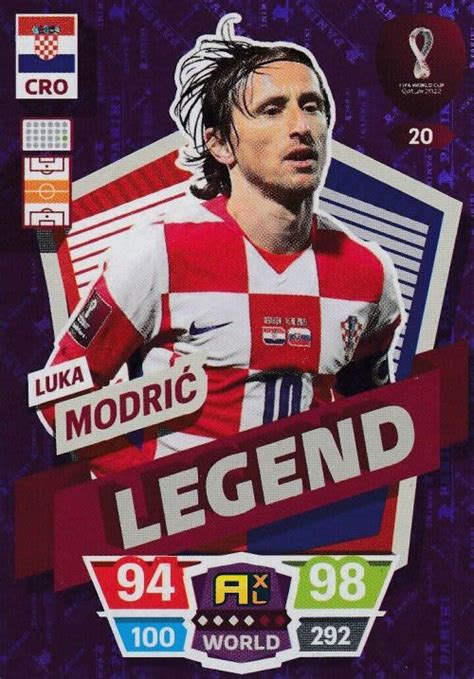 Trading Cards Luka Modric Panini Fifa World Cup 2022 Qatar Rare