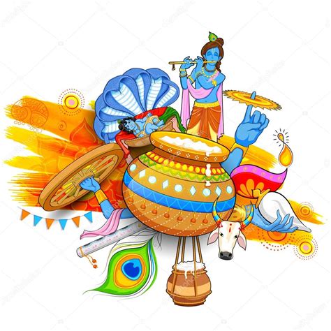 Check spelling or type a new query. Happy Janmashtami — Stock Vector © vectomart #81742700