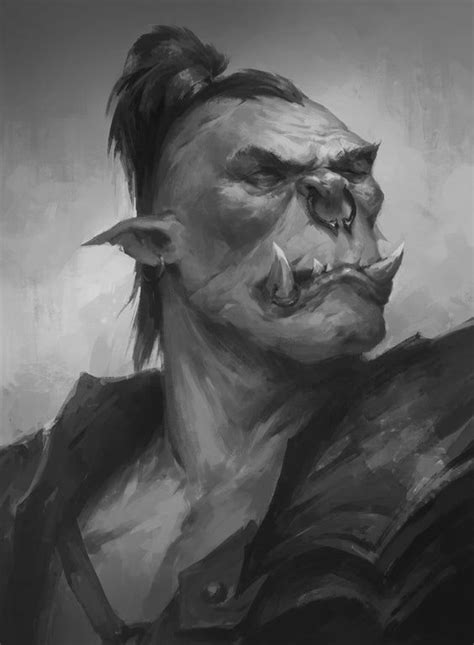 Orc By Bogdan Tomchuk Imaginaryorcs Image Painting Painting