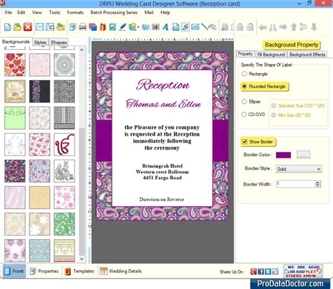 Send custom rsvps online in minutes with our wedding invitation creator. Wedding card maker software design and print marriage ...