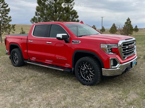 2020 Gmc Sierra 1500 With 20x9 Hostile Sprocket H108 And 28555r20 Toyo