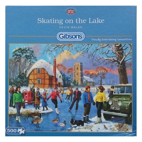 Skating On The Lake 500 Pieces Dab Hand Puzzles And Pastimes