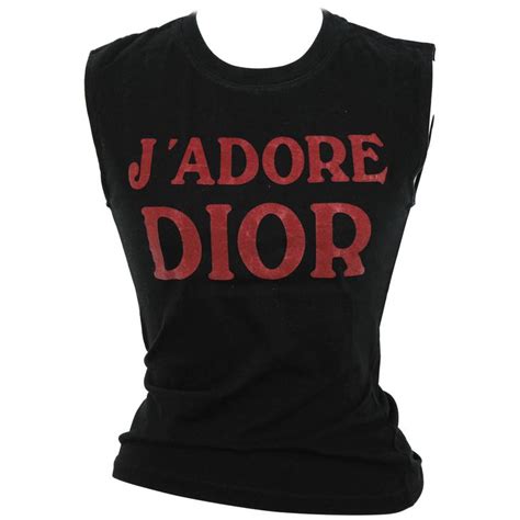 Christian dior jadore' fashion short sle. Christian Dior by John Galliano "J'Adore Dior" Tank Top T ...
