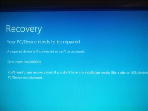 Windows 10 Recovery Tool Not Working Microsoft Community