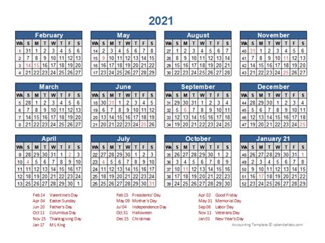 You can maintain the posting period by using the period option under. 2021 Retail Accounting Calendar 4-4-5 - Free Printable ...