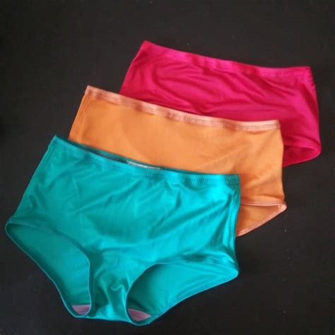 Solid Color 3 Pack Silk Lingerie Set 100 Pure Silk Jersey Panties In