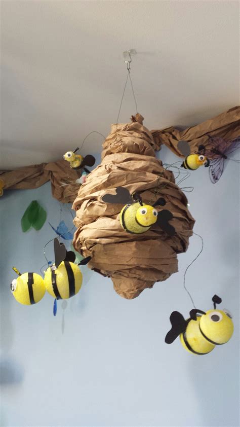 Foam Balls Paint And Packaging Paper To Create Perfect Classroom Bee