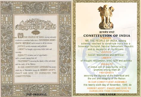 Constitution Of India Preamble