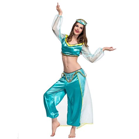 women sexy fairy tales aladdin s lamp princess cosplay halloween arab belly dance performance