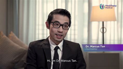 A medical doctor specialising in psychiatry is a psychiatrist. Dr Marcus Tan, Consultant Psychiatrist, Nobel ...