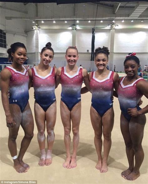 Team Usa Gymnastics Final Fives Leotard Collections At Rio 2016 Cost 12k Each Daily Mail Online