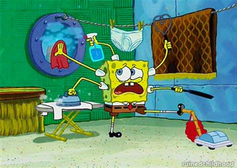 Busy Spongebob Cleaning Meme Generator Imgflip