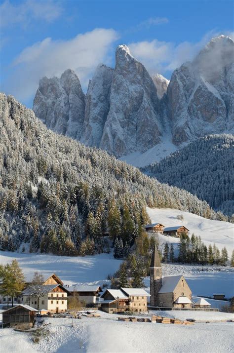 St Magdalena In The Dolomites Stock Photo Image Of Funes Famous