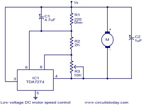 The relationship between voltage, torque and output speed is a common topic of discussion between our customers and precision microdrives' sales engineers. DC motor speed control low voltage circuit - Electronic ...