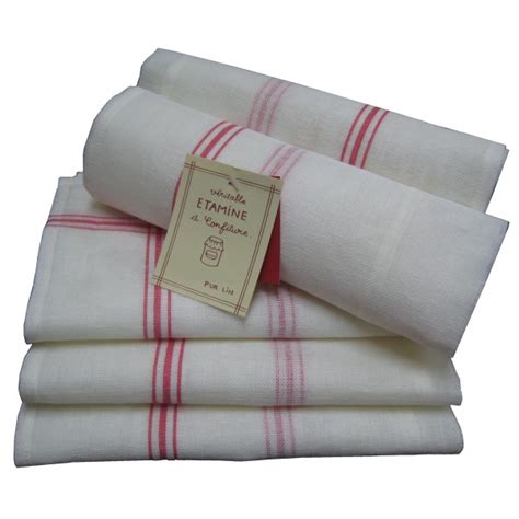 Since 1995, the efficiency of etamine du lys products has been provided by powerful active ingredients coming from nature. Etamine 73x80 cm, 95% lin et 5% coton