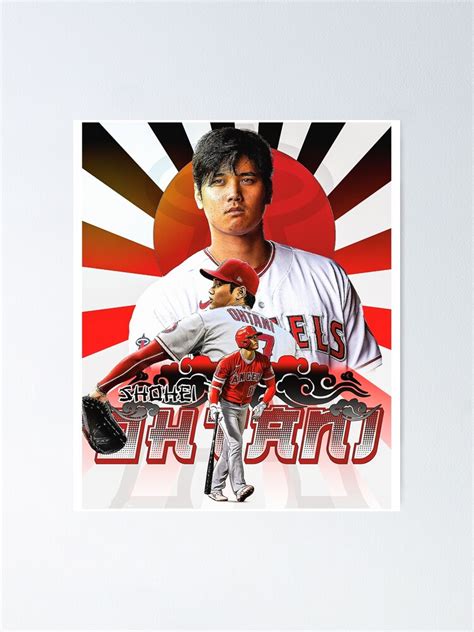 Shohei Ohtani Poster By Coincake9x Redbubble