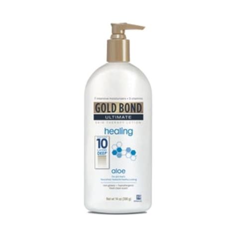 Gold Bond Skin Therapy Lotion Fresh Clean Scent Healing Aloe 14 Oz