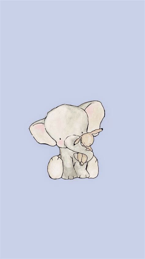 15 Cute Backgrounds For Iphone Elephants Elephant Wallpaper Cute