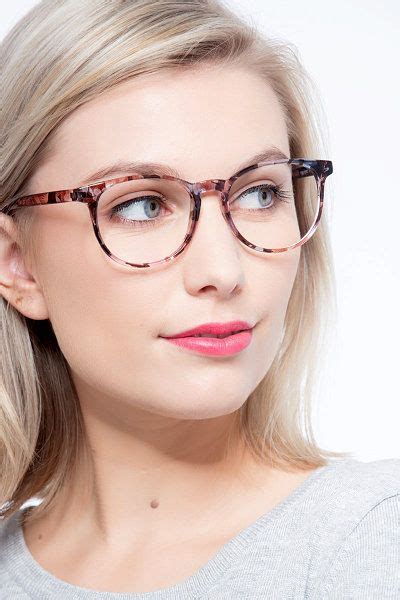 Chilling Round Pink And Floral Glasses For Women Eyebuydirect Eyeglasses Frames For Women