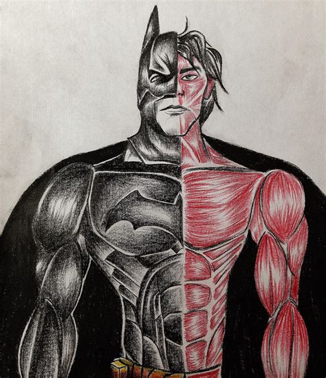 Batman Muscle X Ray Drawing By Mikesem1 On Deviantart