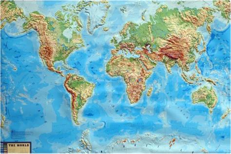 Terrain World Map Pamelassmus
