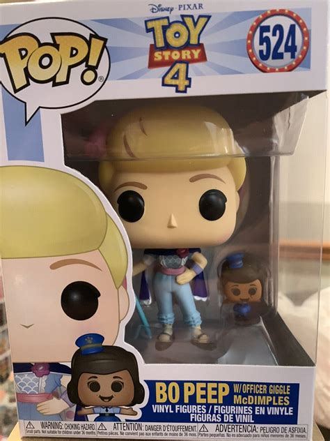 Disney Pixar Toy Story 4 Bo Peep And Officer Giggle Mcdimples Funko Pop
