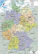 Deutschlandpolitische Karte - Karte von Deutschland und seinen ...