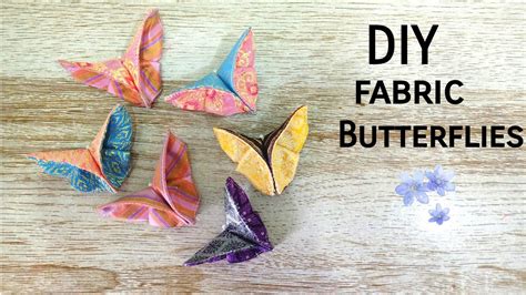 Diy Fabric Butterfliesเข็มกลัดผีเสื้อ ผีเสื้อdiyเย็บผีเสื้อทำ