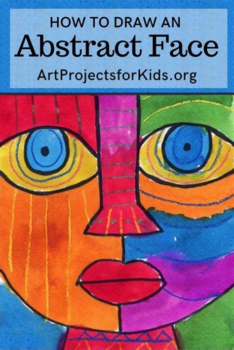Draw An Abstract Face · Art Projects For Kids Abstract Art For Kids