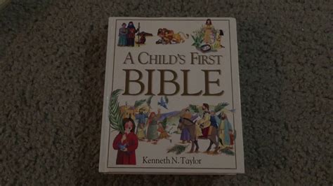 A Childs First Bible By Kenneth N Taylor Review Youtube