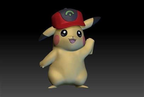 Pokemon Pikachu 3d Model 3d Printable Cgtrader