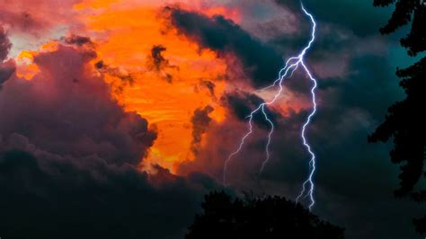 Lightning (usually uncountable, plural lightnings). Wallpaper lightning, clouds, overcast, twilight, sky hd ...